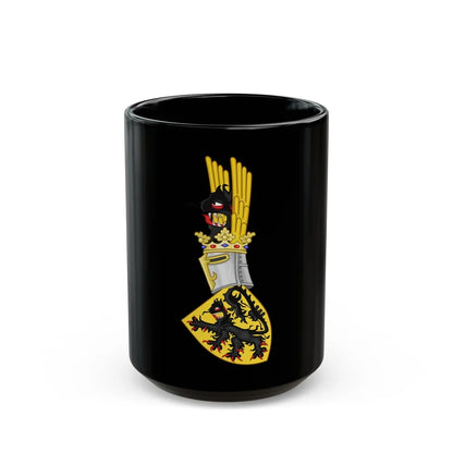 Coat of Arms of Flanders - Black Coffee Mug-15oz-Go Mug Yourself