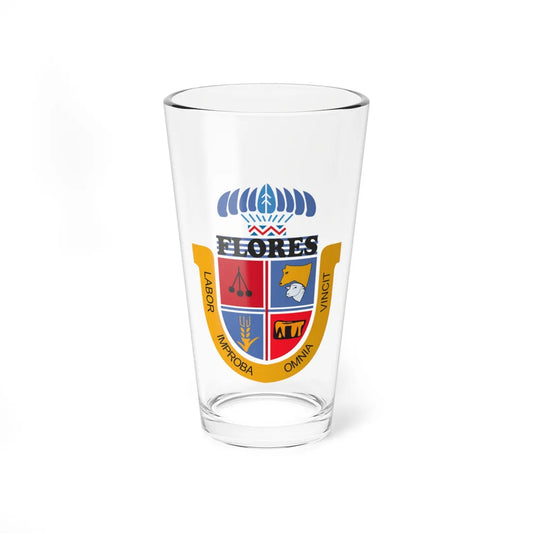 Coat of arms of Flores Department (Uruguay) (Coat of Arms) Pint Glass 16oz 16oz - Go Mug Yourself