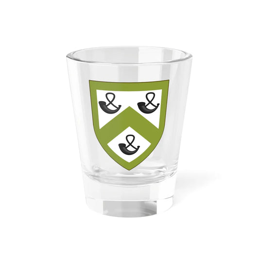 Coat of arms of Foster Rhode Island (United States) (Coat of Arms) Shot Glass 1.5oz 1.5oz - Go Mug Yourself