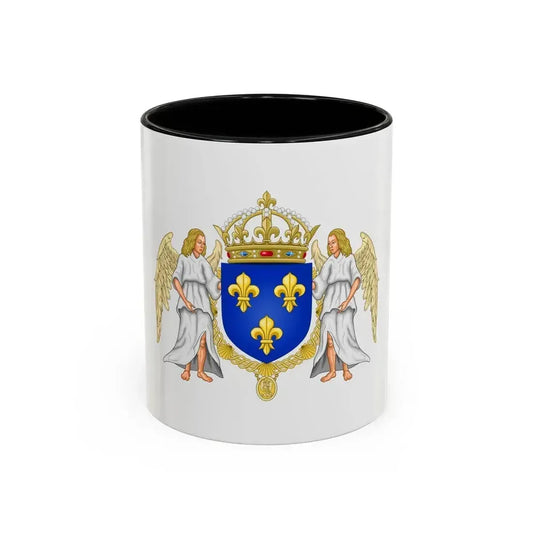 Coat of arms of France 1515-1578 - Accent Coffee Mug 11oz Black - Go Mug Yourself