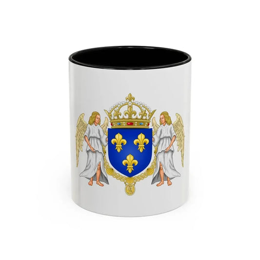 Coat of arms of France 1515-1578 - Accent Coffee Mug 11oz Black - Go Mug Yourself