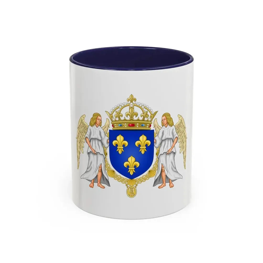 Coat of arms of France 1515-1578 - Accent Coffee Mug 11oz Navy - Go Mug Yourself