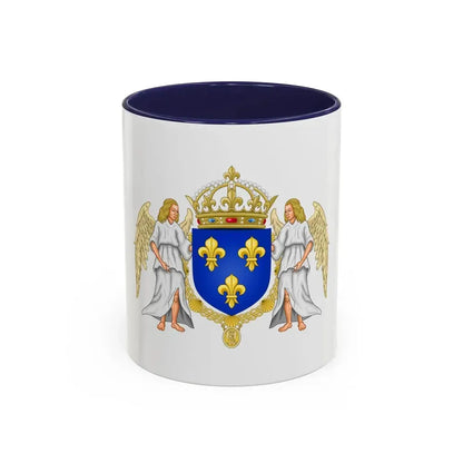 Coat of arms of France 1515-1578 - Accent Coffee Mug 11oz Navy - Go Mug Yourself
