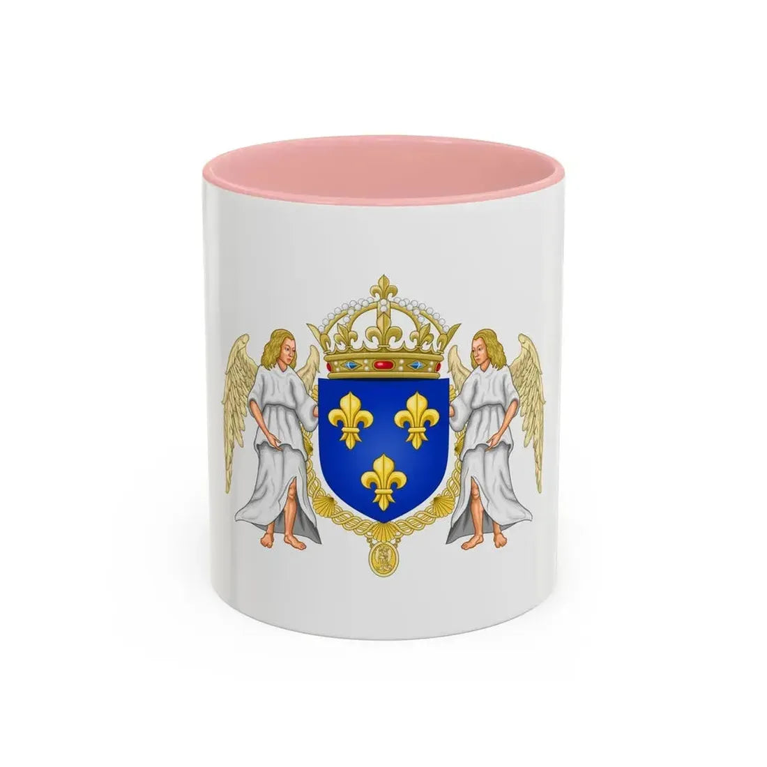 Coat of arms of France 1515-1578 - Accent Coffee Mug 11oz Pink - Go Mug Yourself