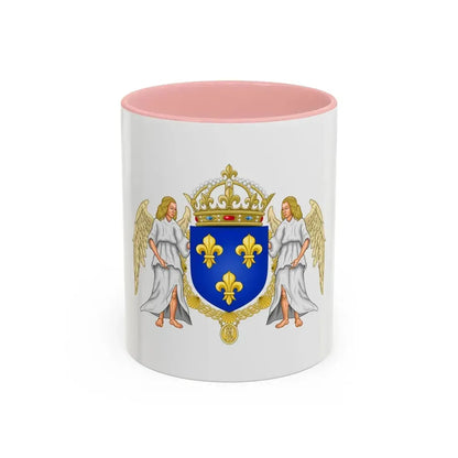 Coat of arms of France 1515-1578 - Accent Coffee Mug 11oz Pink - Go Mug Yourself