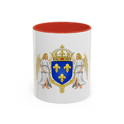 Coat of arms of France 1515-1578 - Accent Coffee Mug 11oz Red - Go Mug Yourself