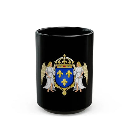 Coat of arms of France 1515-1578 - Black Coffee Mug 15oz - Go Mug Yourself