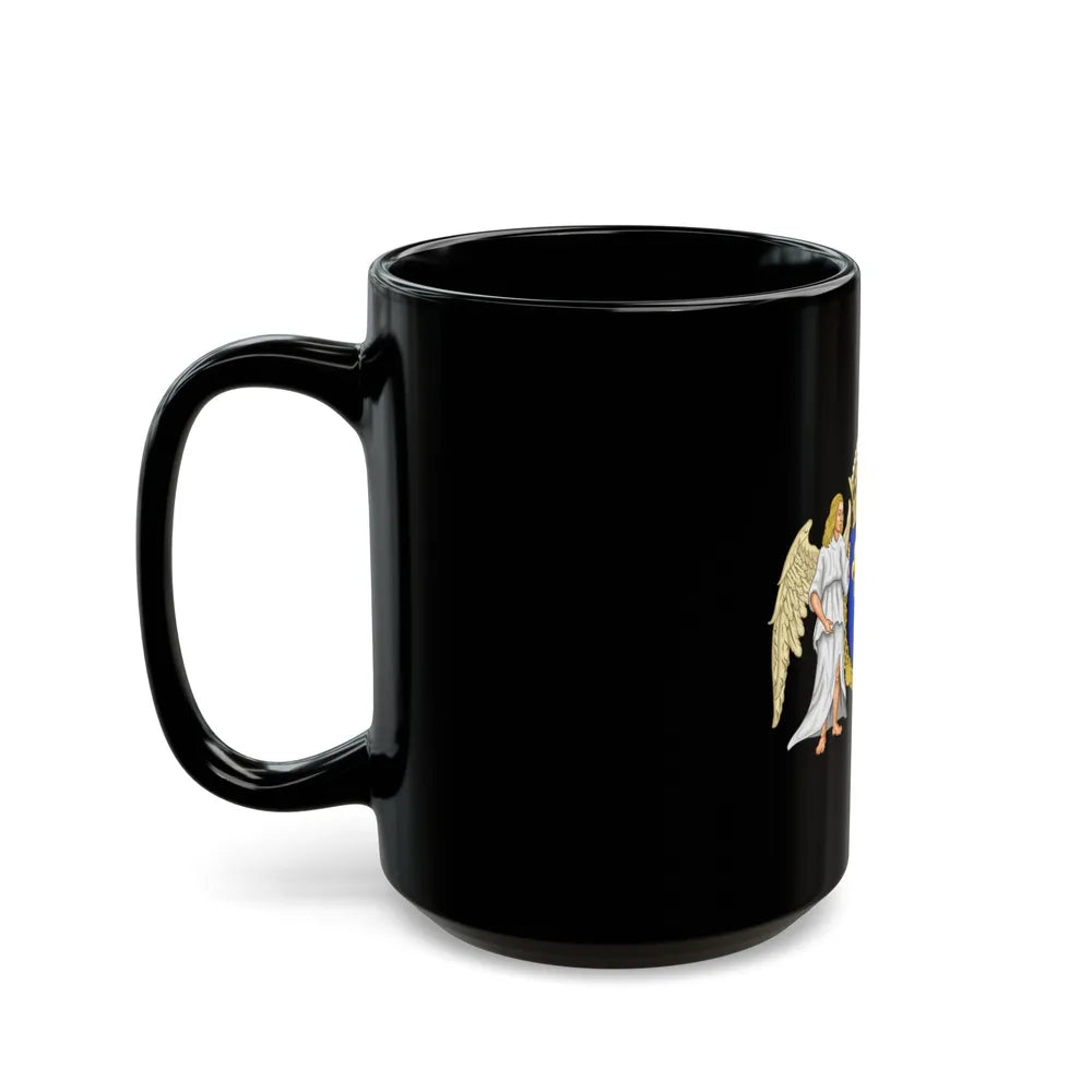 Coat of arms of France 1515-1578 - Black Coffee Mug-Go Mug Yourself