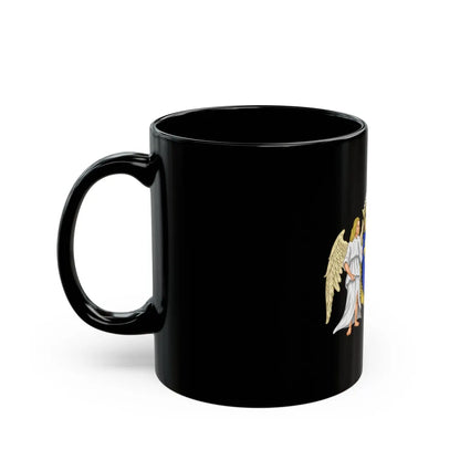 Coat of arms of France 1515-1578 - Black Coffee Mug-Go Mug Yourself