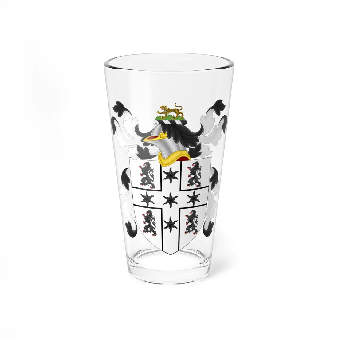 Coat of Arms of Francis Billingsly (United States) (Coat of Arms) Pint Glass 16oz 16oz - Go Mug Yourself