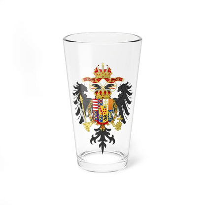 Coat of Arms of Francis I Holy Roman Emperor (Austria) (Coat of Arms) Pint Glass 16oz 16oz - Go Mug Yourself