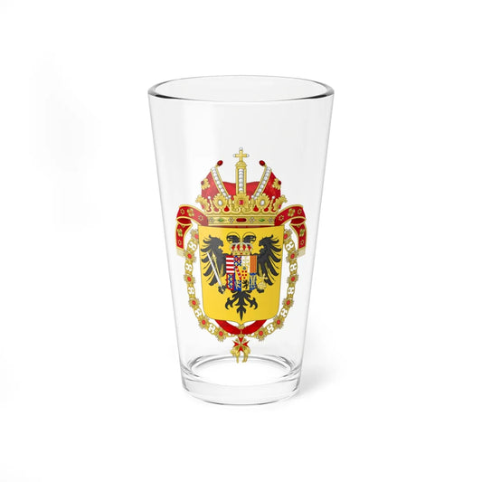 Coat of Arms of Francis I Holy Roman Emperor-Or shield variant (Germany) (Coat of Arms) Pint Glass 16oz 16oz - Go Mug Yourself