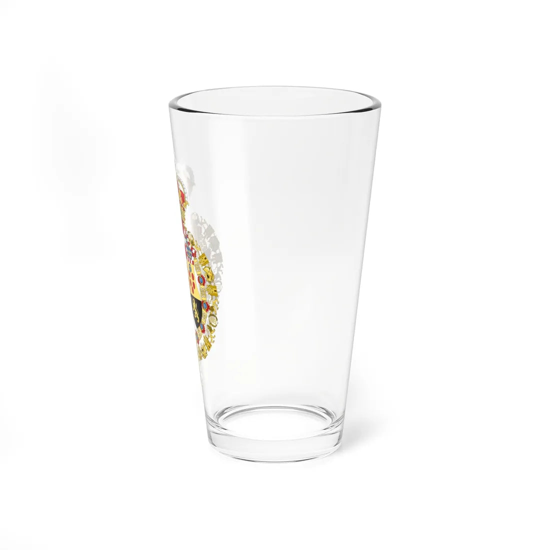 Coat of Arms of Francis of Assisi King of Spain Order of Charles III Version (Spain) (Coat of Arms) Pint Glass 16oz - Go Mug Yourself