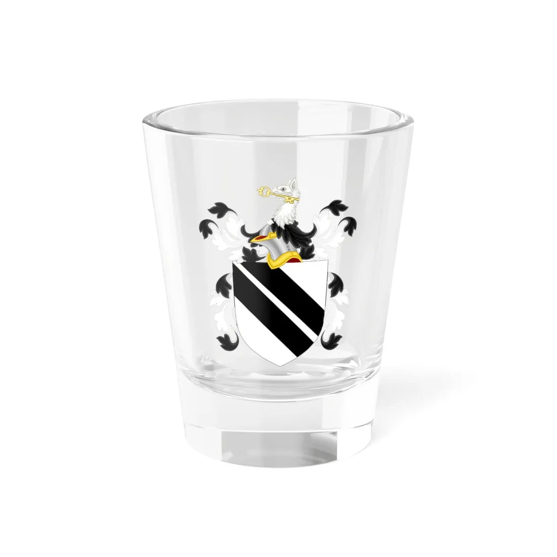 Coat of Arms of Francis Scott Key (United States) (Coat of Arms) Shot Glass 1.5oz 1.5oz - Go Mug Yourself