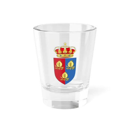 Coat of Arms of Frédéric Luz (Argentina) (Coat of Arms) Shot Glass 1.5oz 1.5oz - Go Mug Yourself