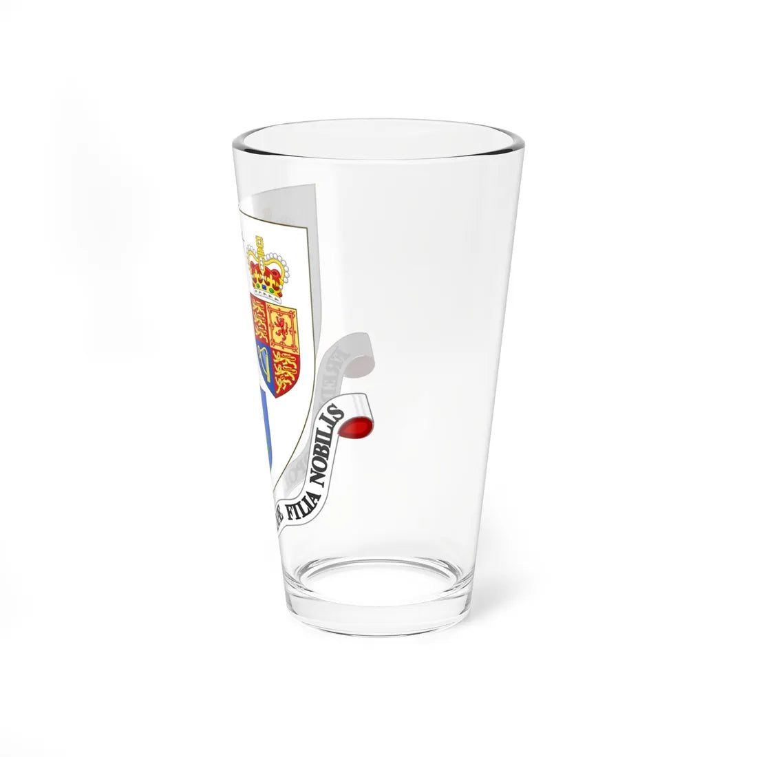 Coat of arms of Fredericton New Brunswick (Canada) (Coat of Arms) Pint Glass 16oz - Go Mug Yourself