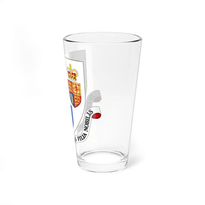 Coat of arms of Fredericton New Brunswick (Canada) (Coat of Arms) Pint Glass 16oz - Go Mug Yourself