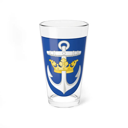 Coat of arms of Frederikshavn (Denmark) (Coat of Arms) Pint Glass 16oz 16oz - Go Mug Yourself