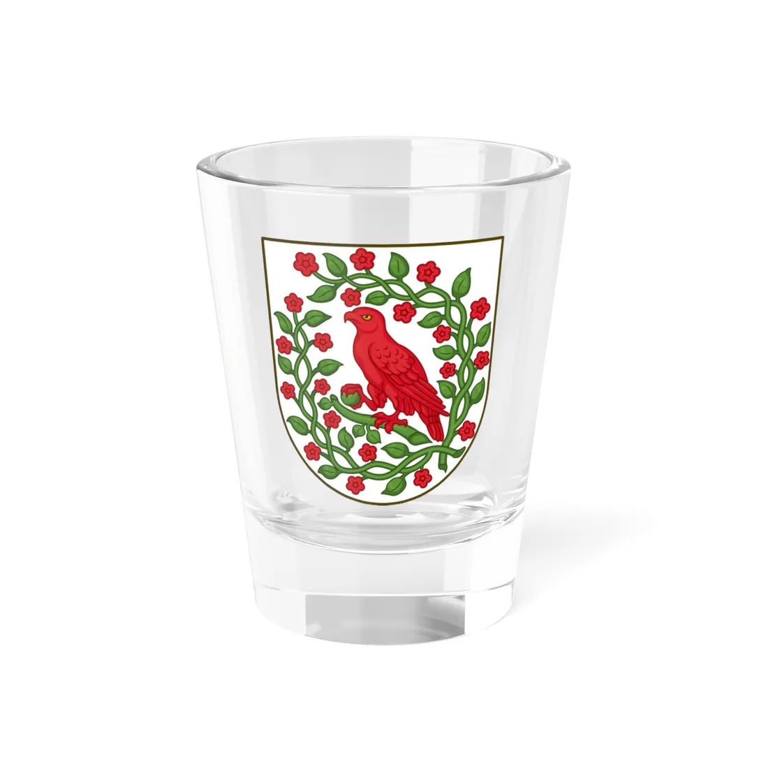 Coat of arms of Frederikssund (Denmark) (Coat of Arms) Shot Glass 1.5oz 1.5oz - Go Mug Yourself