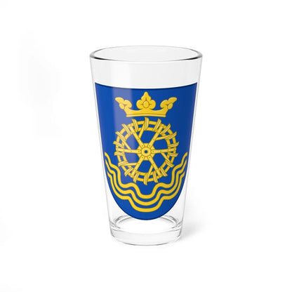 Coat of arms of Frederiksværk (Denmark) (Coat of Arms) Pint Glass 16oz 16oz - Go Mug Yourself