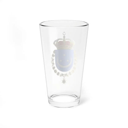 Coat of Arms of Fuad I of Egypt as Knight of the Order of Charles III (Spain) (Coat of Arms) Pint Glass 16oz - Go Mug Yourself