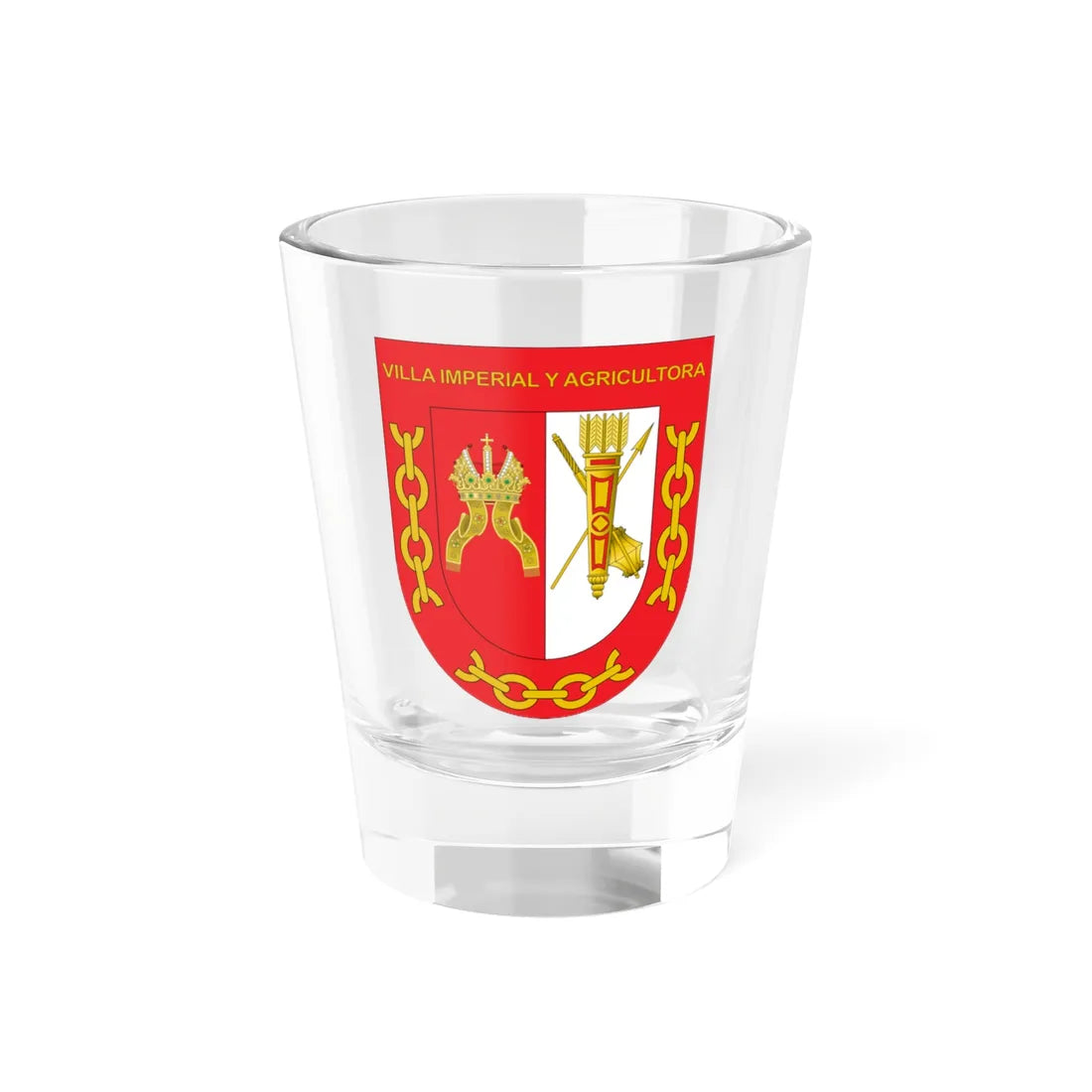 Coat of arms of Funza (Colombia) (Coat of Arms) Shot Glass 1.5oz 1.5oz - Go Mug Yourself