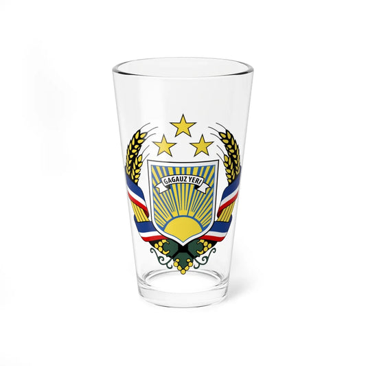 Coat of arms of Gagauzia (Moldova) (Coat of Arms) Pint Glass 16oz 16oz - Go Mug Yourself