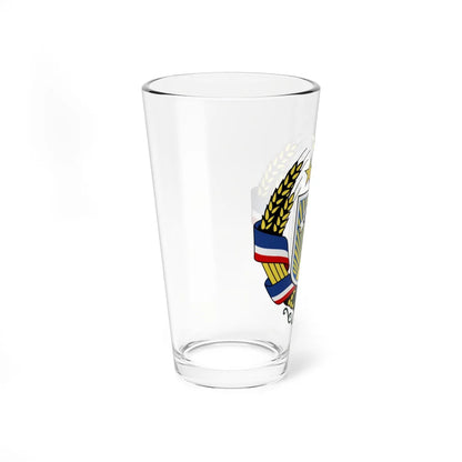 Coat of arms of Gagauzia (Moldova) (Coat of Arms) Pint Glass 16oz - Go Mug Yourself