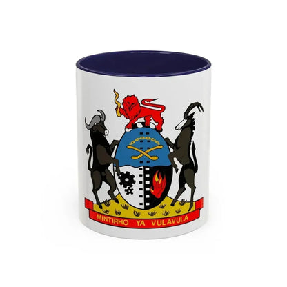 Coat of arms of Gazankulu - Accent Coffee Mug 11oz Navy - Go Mug Yourself