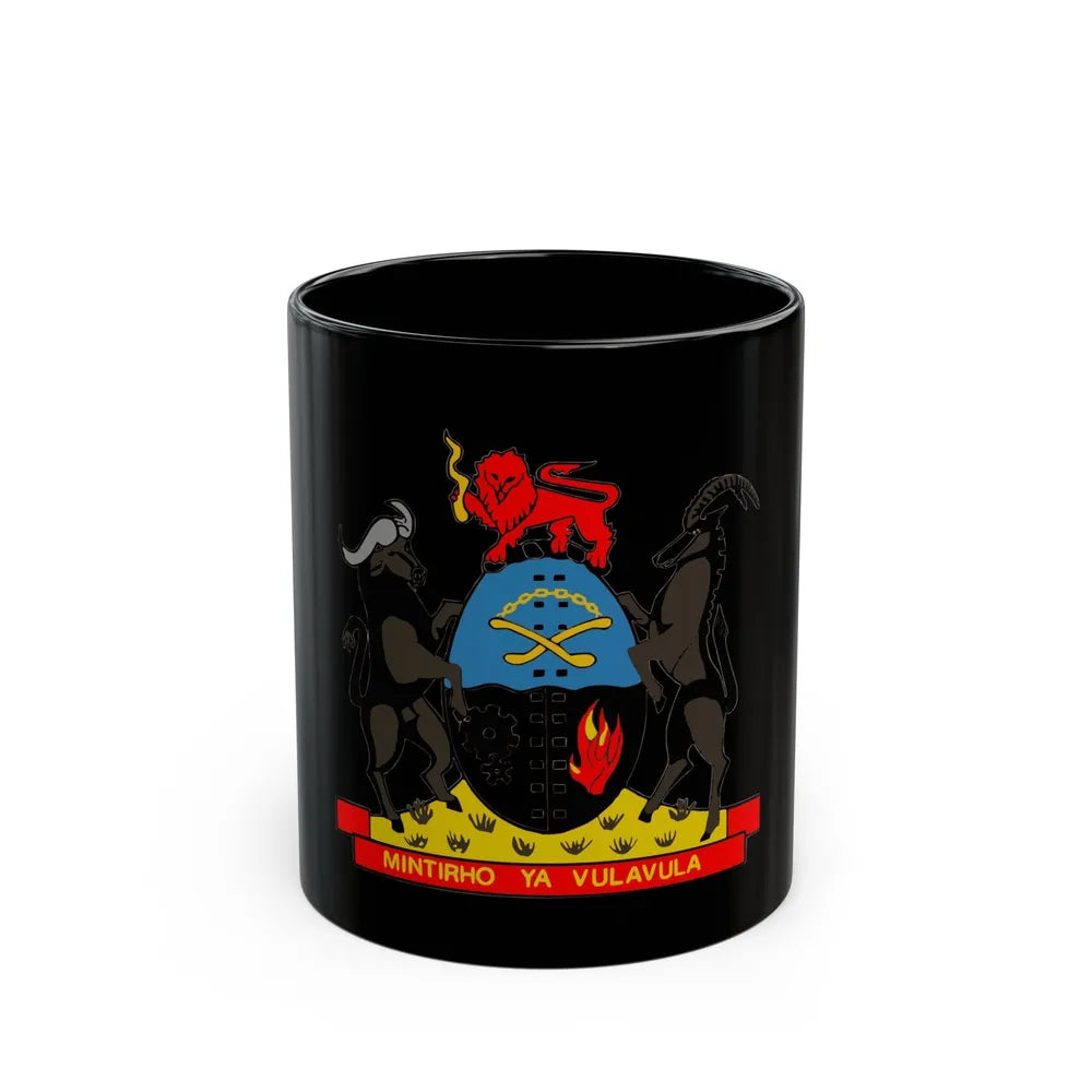 Coat of arms of Gazankulu - Black Coffee Mug-11oz-Go Mug Yourself