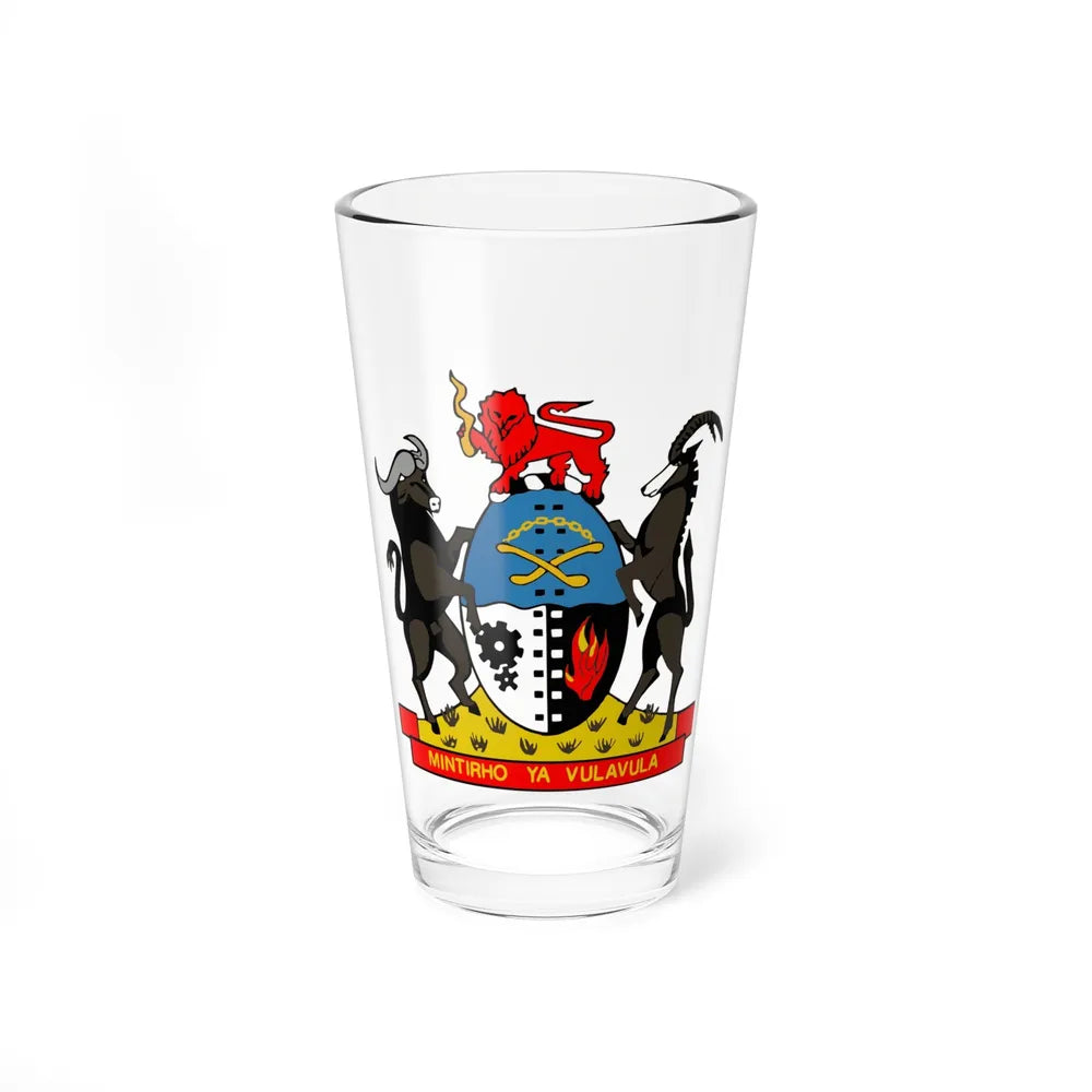 Coat of arms of Gazankulu - Pint Glass 16oz-16oz-Go Mug Yourself