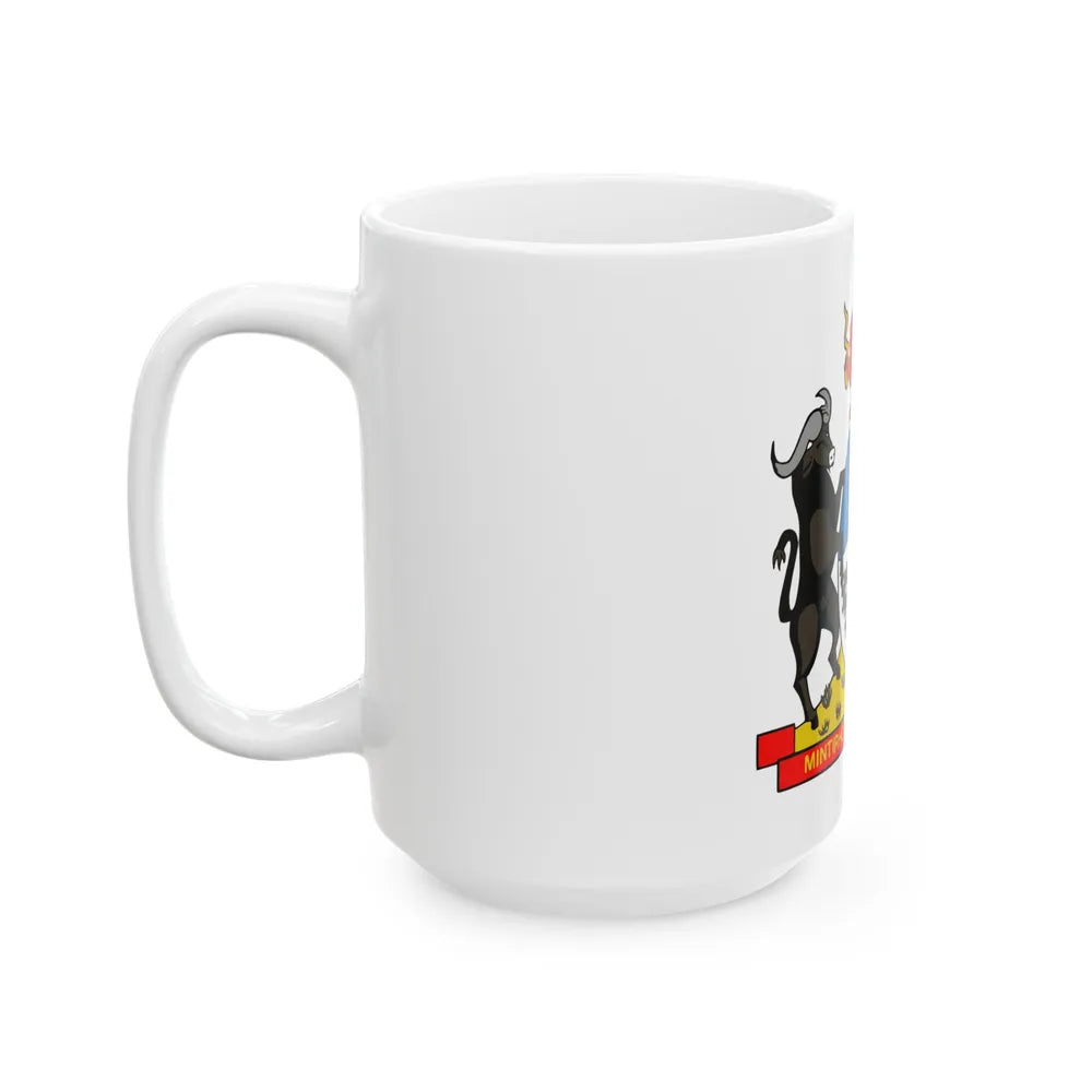 Coat of arms of Gazankulu - White Coffee Mug-Go Mug Yourself