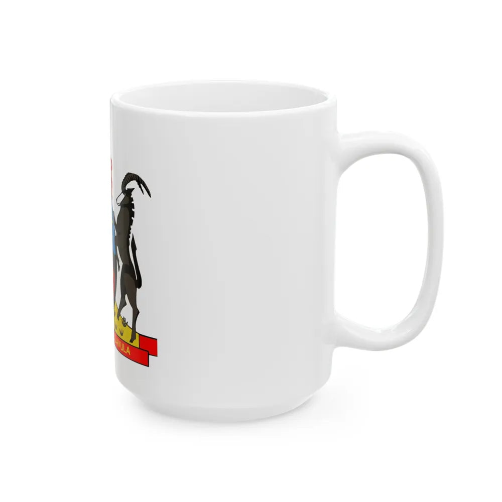 Coat of arms of Gazankulu - White Coffee Mug-Go Mug Yourself