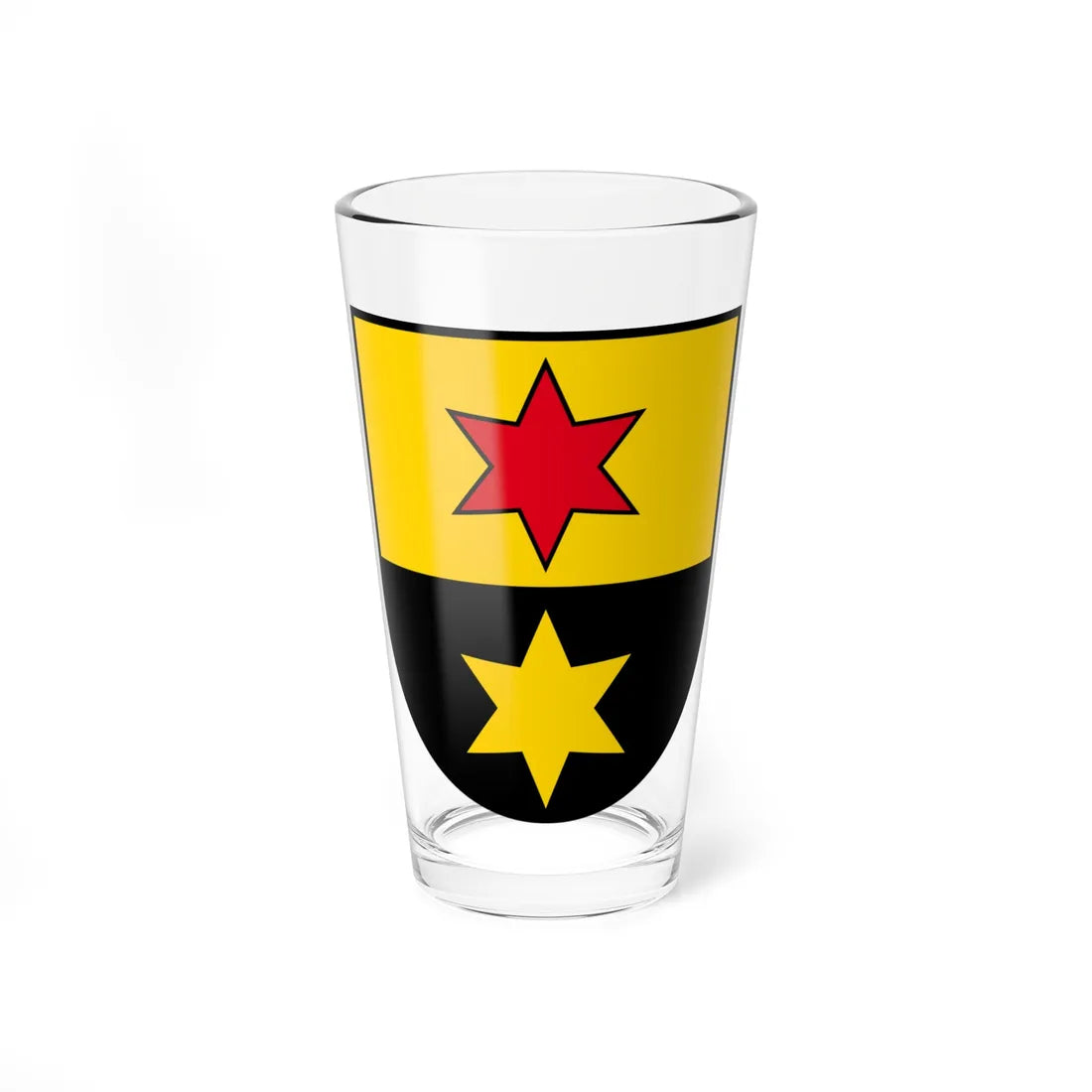 Coat of arms of Gelfingen (Switzerland) (Coat of Arms) Pint Glass 16oz 16oz - Go Mug Yourself