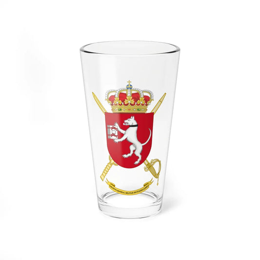 Coat of Arms of General Military Archives of Guadalajara (Spain) (Coat of Arms) Pint Glass 16oz 16oz - Go Mug Yourself