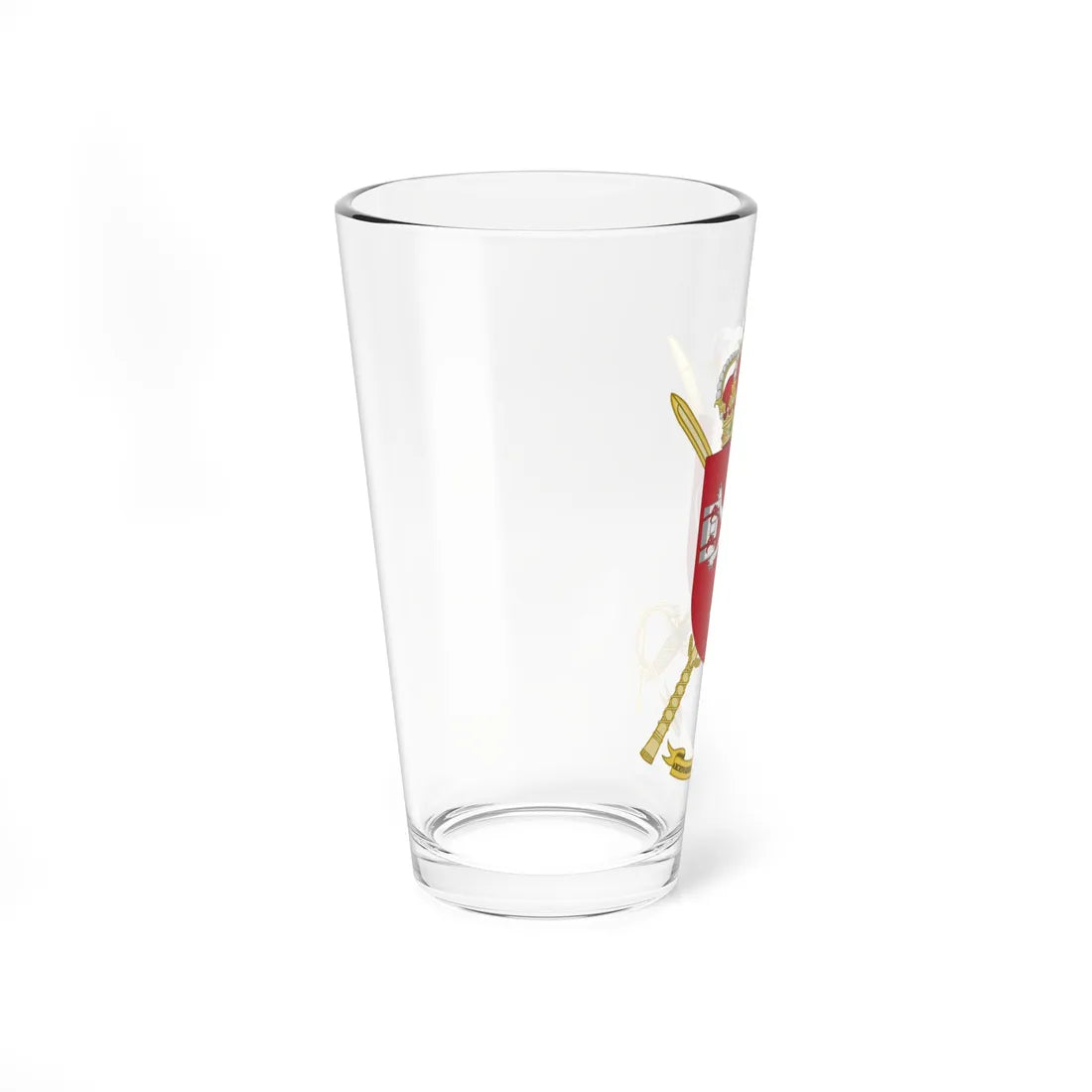 Coat of Arms of General Military Archives of Guadalajara (Spain) (Coat of Arms) Pint Glass 16oz - Go Mug Yourself