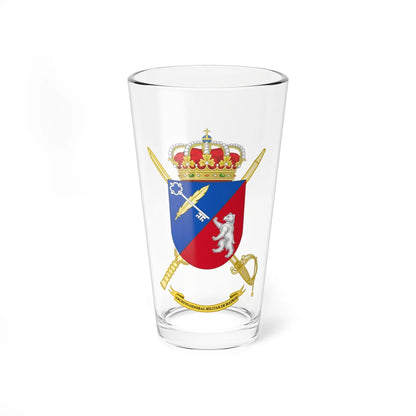Coat of Arms of General Military Archives of Madrid (Spain) (Coat of Arms) Pint Glass 16oz 16oz - Go Mug Yourself