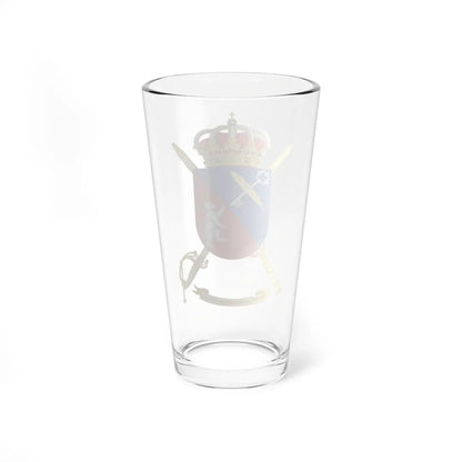 Coat of Arms of General Military Archives of Madrid (Spain) (Coat of Arms) Pint Glass 16oz - Go Mug Yourself