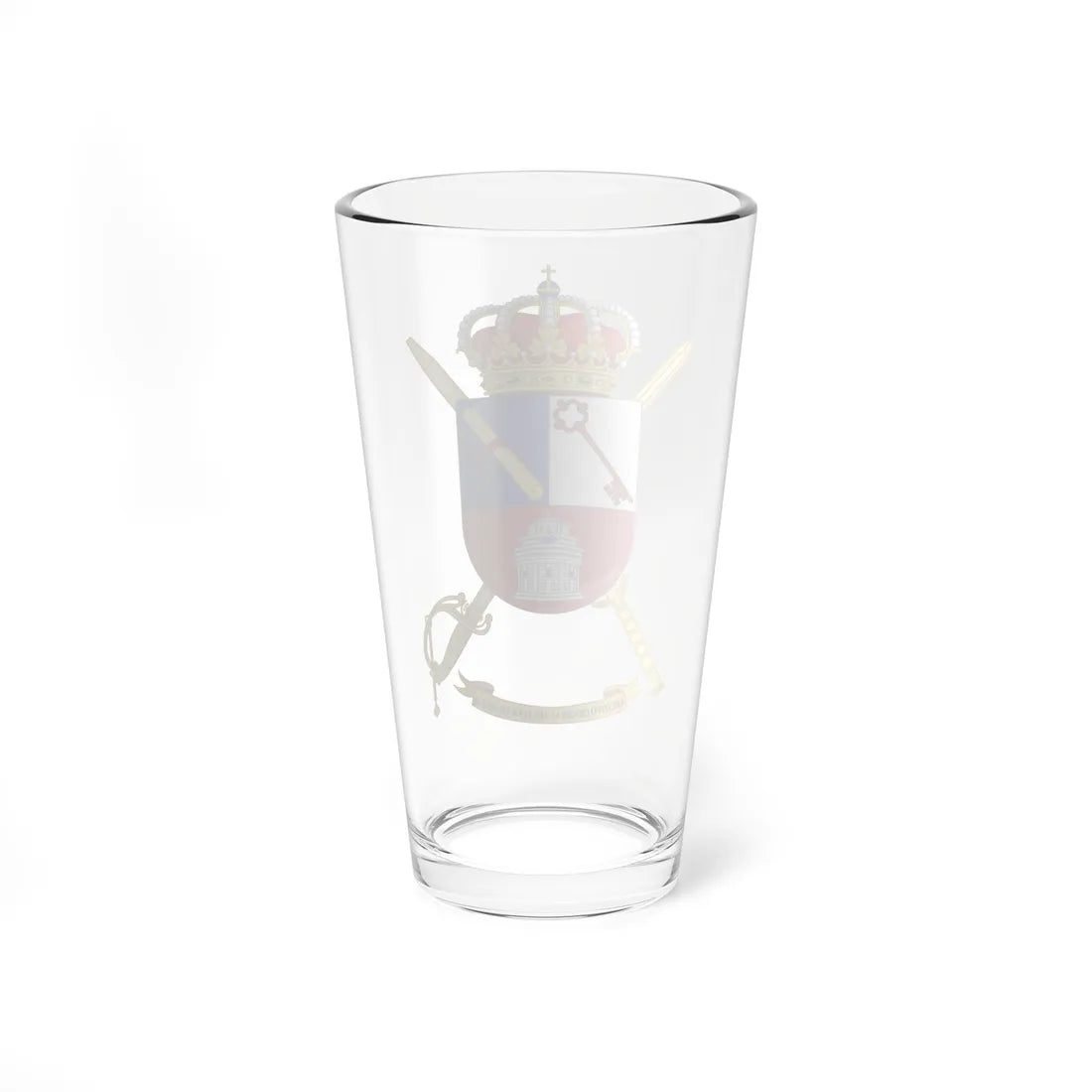 Coat of Arms of General Military Archives of Ávila (Spain) (Coat of Arms) Pint Glass 16oz - Go Mug Yourself
