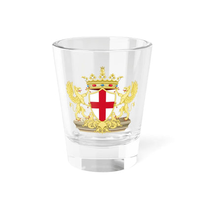 Coat of Arms of Genoa (Italy) (Coat of Arms) Shot Glass 1.5oz - Go Mug Yourself