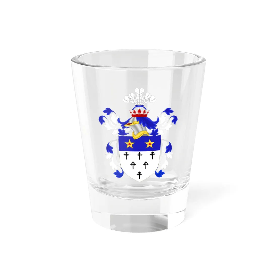 Coat of Arms of George Clinton (United States) (Coat of Arms) Shot Glass 1.5oz 1.5oz - Go Mug Yourself