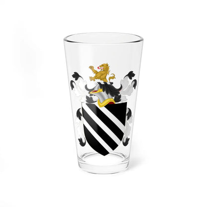 Coat of Arms of George Cooke (United States) (Coat of Arms) Pint Glass 16oz 16oz - Go Mug Yourself