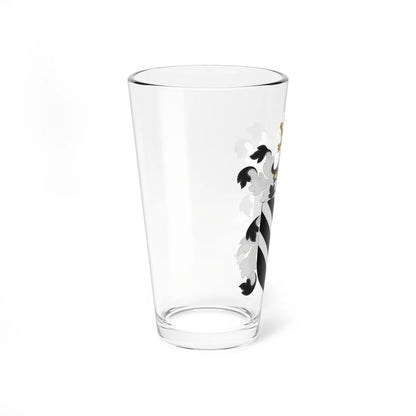 Coat of Arms of George Cooke (United States) (Coat of Arms) Pint Glass 16oz - Go Mug Yourself