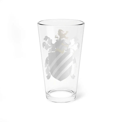 Coat of Arms of George Cooke (United States) (Coat of Arms) Pint Glass 16oz - Go Mug Yourself
