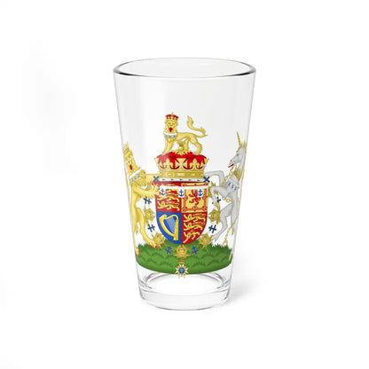 Coat of Arms of George Duke of Kent Order of the Seraphim (Sweden) (Coat of Arms) Pint Glass 16oz 16oz - Go Mug Yourself