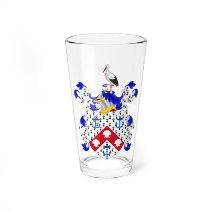 Coat of Arms of George Taylor (United States) (Coat of Arms) Pint Glass 16oz 16oz - Go Mug Yourself