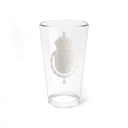 Coat of Arms of George V and Ernest Augustus of Hanover Order of the Golden Fleece (Germany) (Coat of Arms) Pint Glass 16oz - Go Mug Yourself