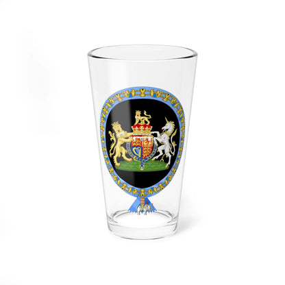 Coat of Arms of George VI of the United Kingdom Order of the Elephant Variant (Denmark) (Coat of Arms) Pint Glass 16oz 16oz - Go Mug Yourself