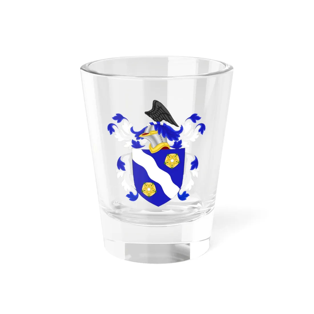 Coat of Arms of Gerard Beekman (United States) (Coat of Arms) Shot Glass 1.5oz 1.5oz - Go Mug Yourself
