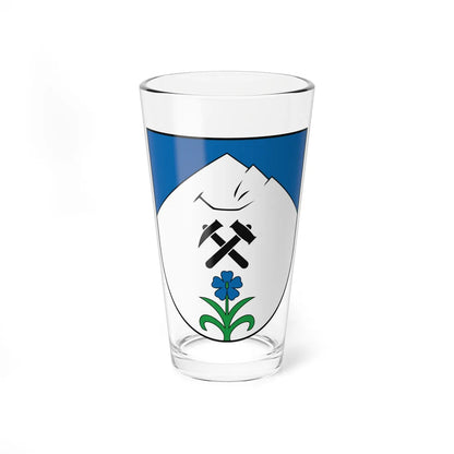 Coat of Arms of Gerlachov (Slovakia) (Coat of Arms) Pint Glass 16oz 16oz - Go Mug Yourself